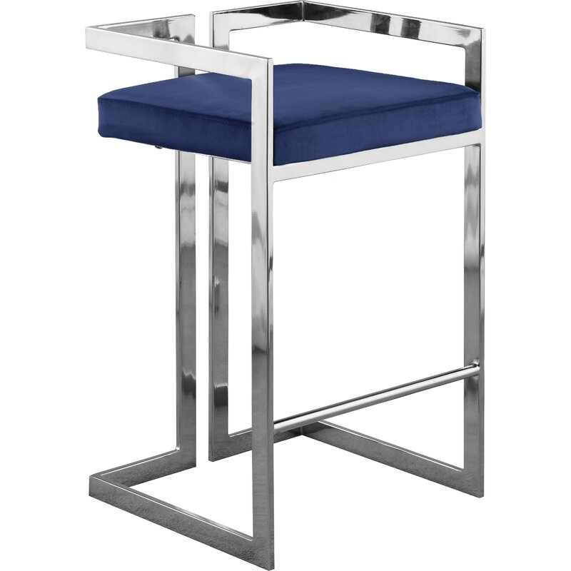 Open Naples Silver Chair - Modern Minimalist Design with Durable Metal Frame