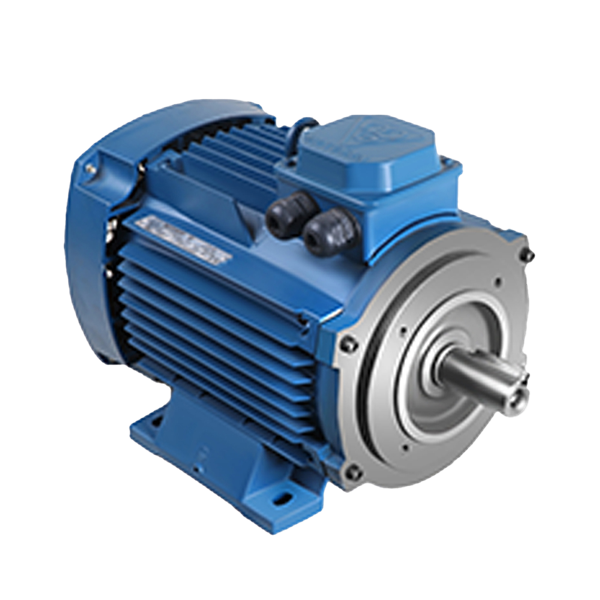 Three-phase induction electromotor, single-turn, aluminum frame 71M4A .25-1500 54F 220/380 B14