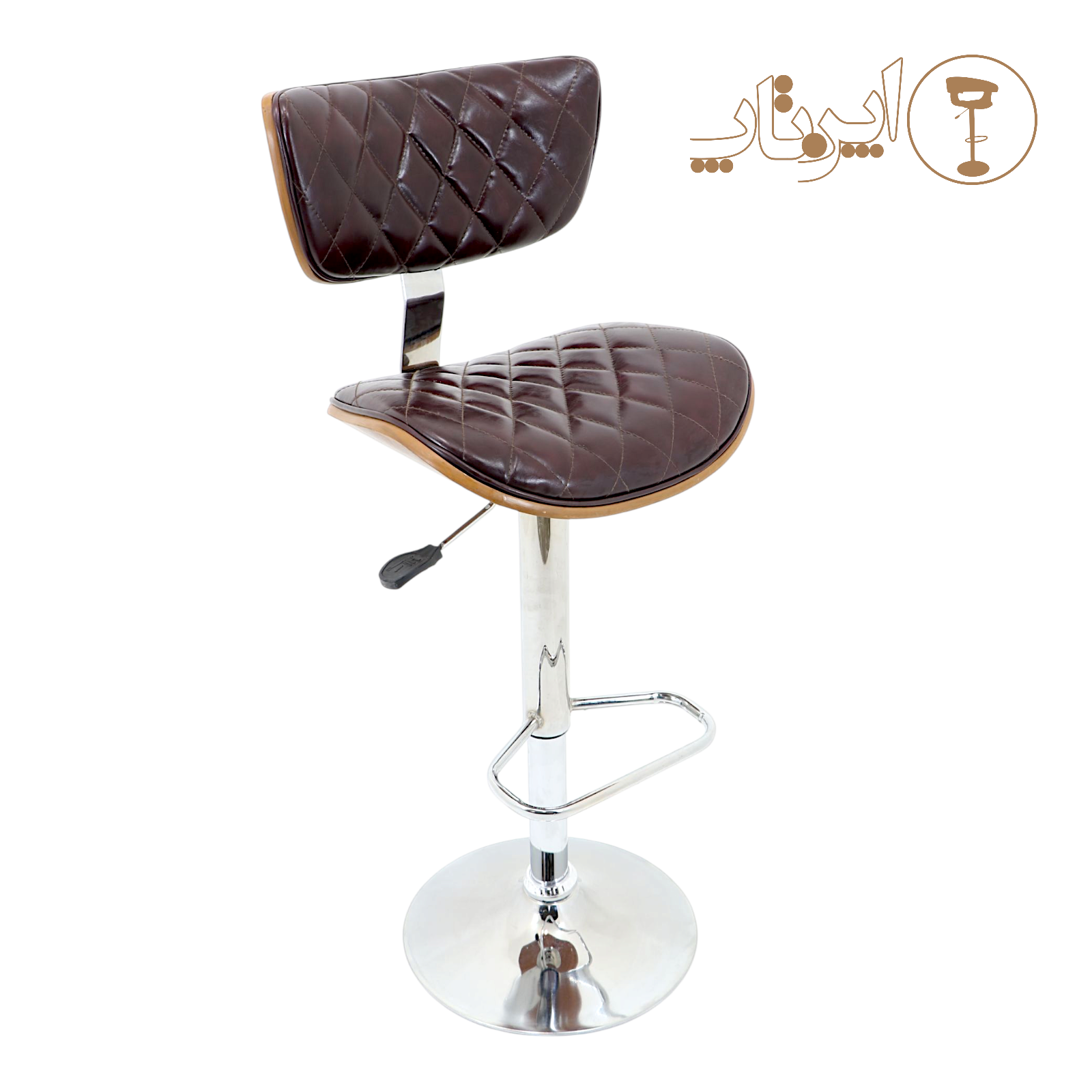 Open Jack Chair Model 2040 with Diamond Stitching - Hydraulic Swivel Chair