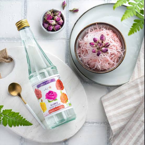 Rabee Original Rose Water 430ml Glass and PET Bottle