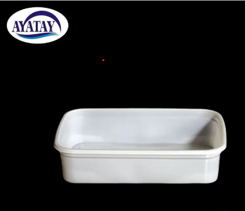 Disposable container, 95 mm, white
