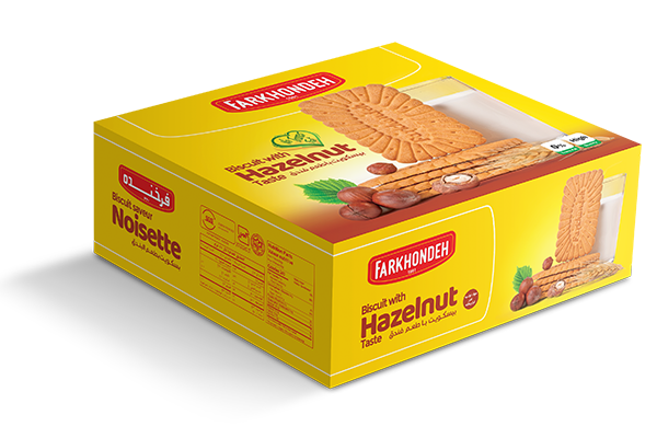 Farkhondeh Biscuit with Hazelnut Taste - 750gr