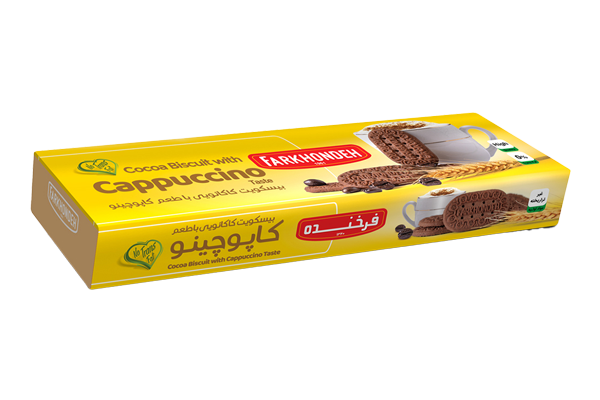 Farkhondeh Cocoa Biscuit with Cappuccino Taste - 130gr