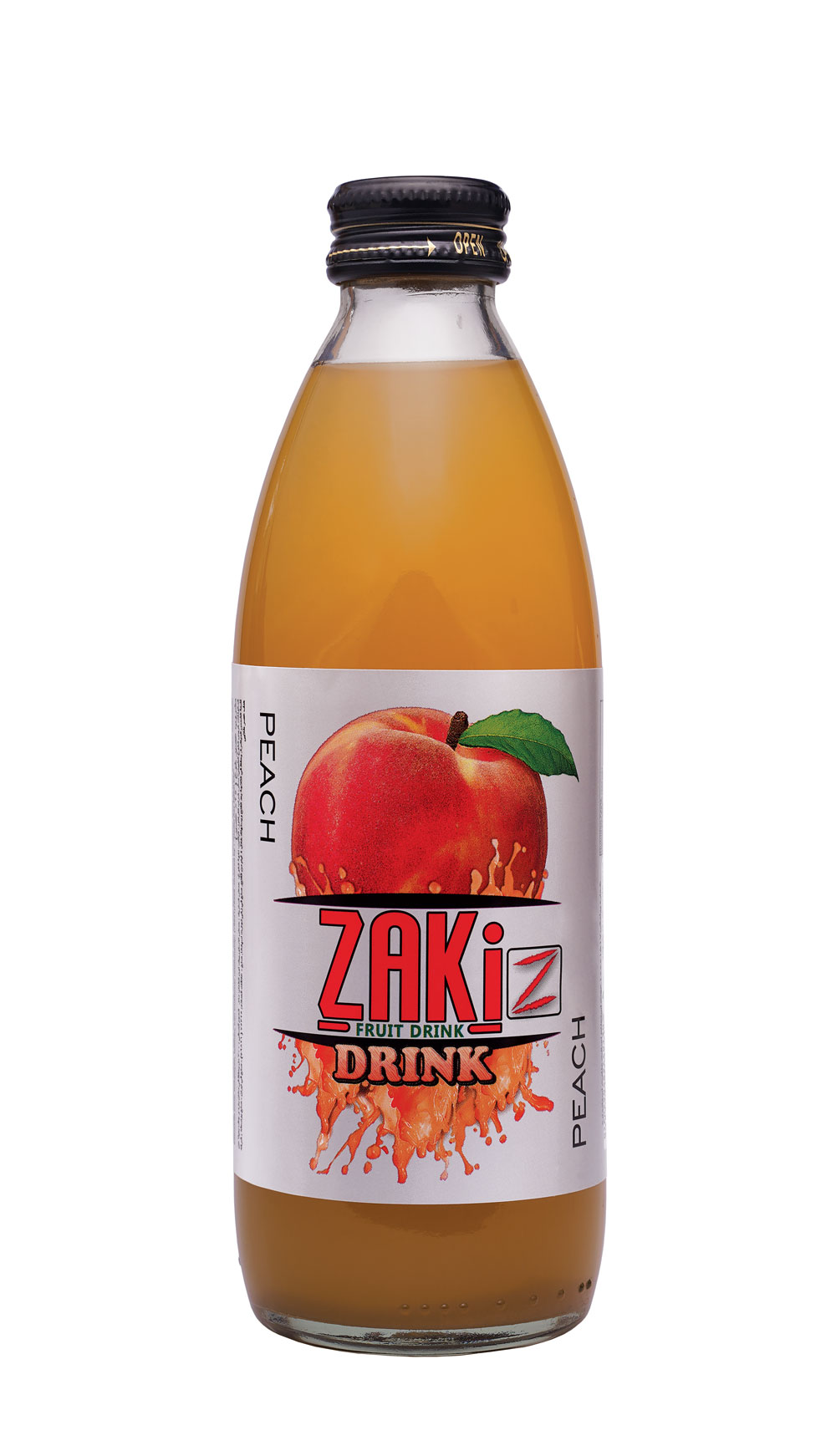 Peach-Flavored Fruit Juice Drink – 300ML Glass Bottle