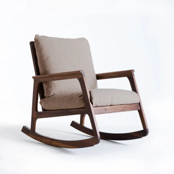 Zed Design Khalseh Rustic Wood Rocker
