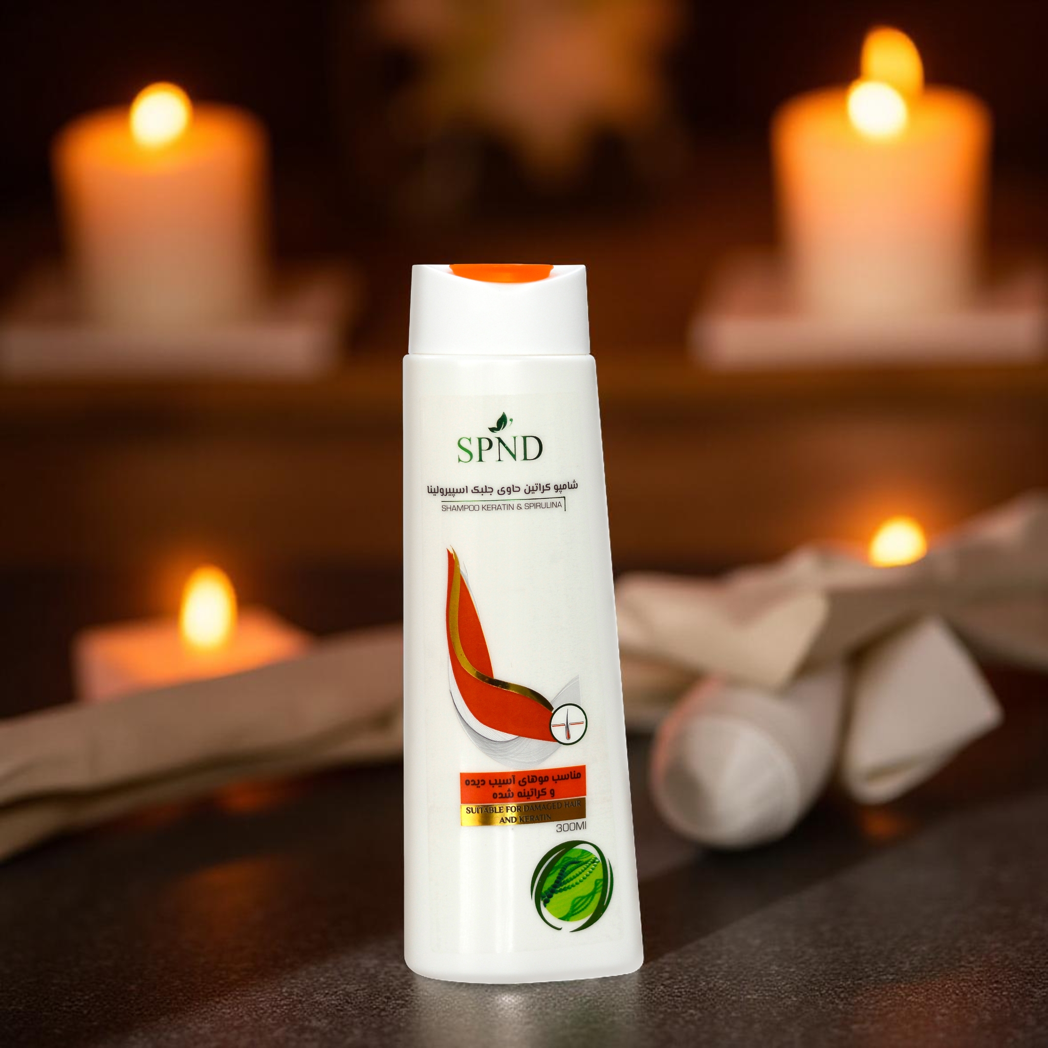 SPND Keratin & Spirulina Repair Shampoo  Nutrient-Rich Strengthening Formula