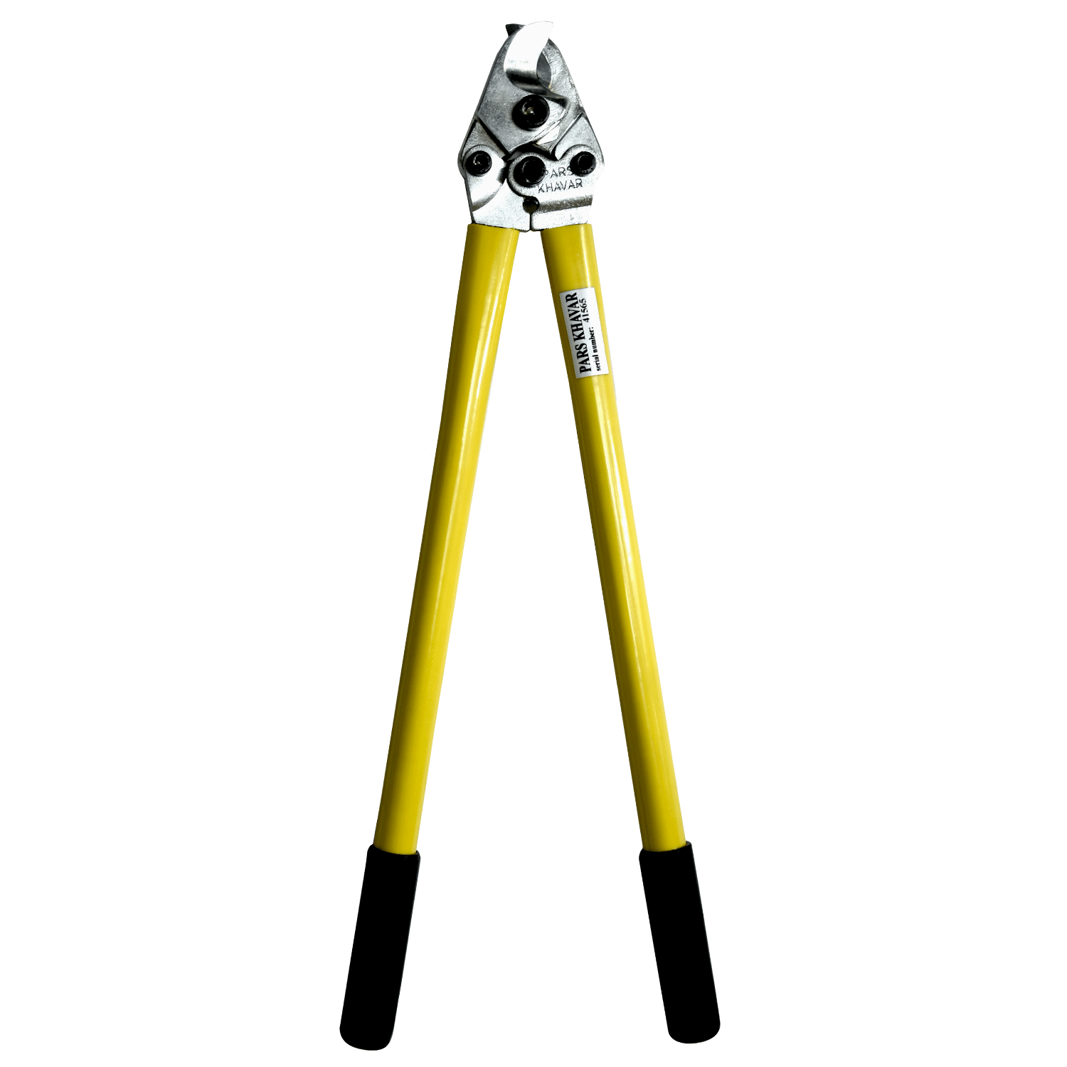 Manual cable cutting scissors