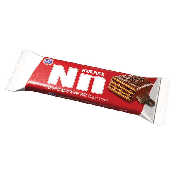 NN Cocoa-Coated Wafer Bars - Pistachio & Cocoa Cream