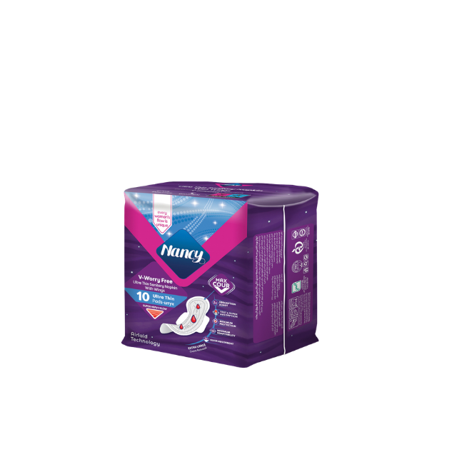 Airlaid Sanitary Napkin - OverNight