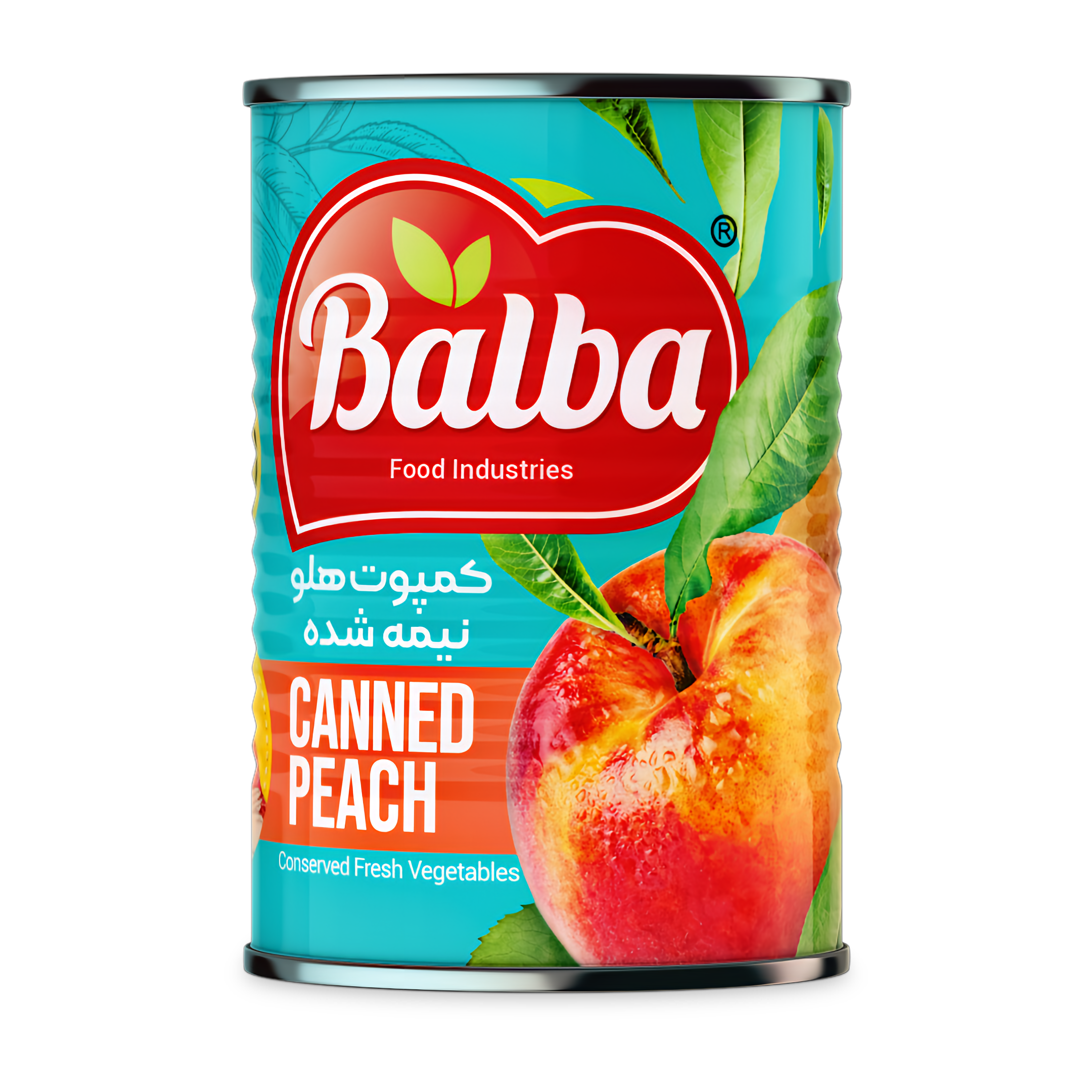 Balba Canned Peaches – 350 g