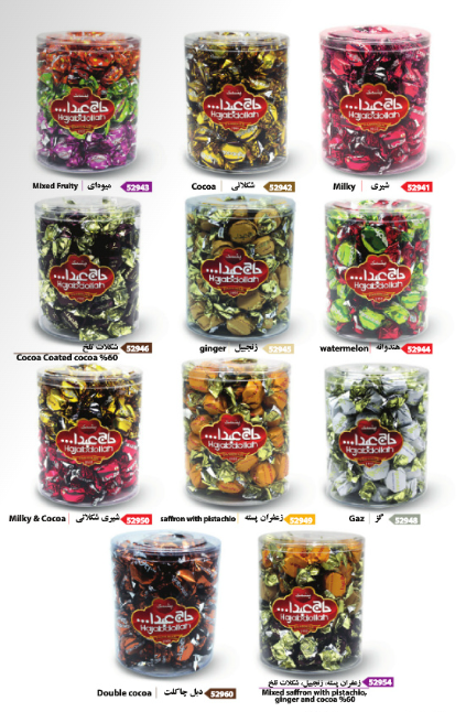 Assorted Filled Hard Candy Plastic Jar Series