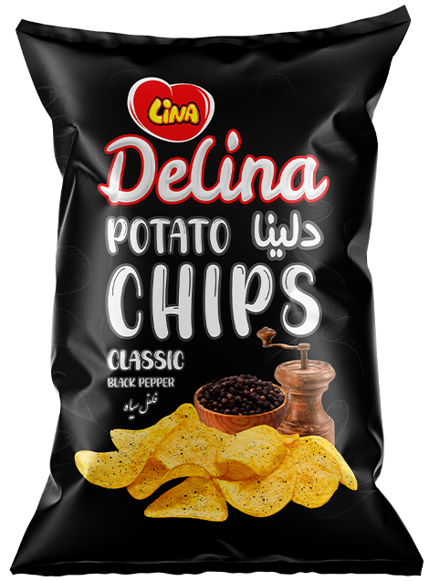 Potato chips black pepper