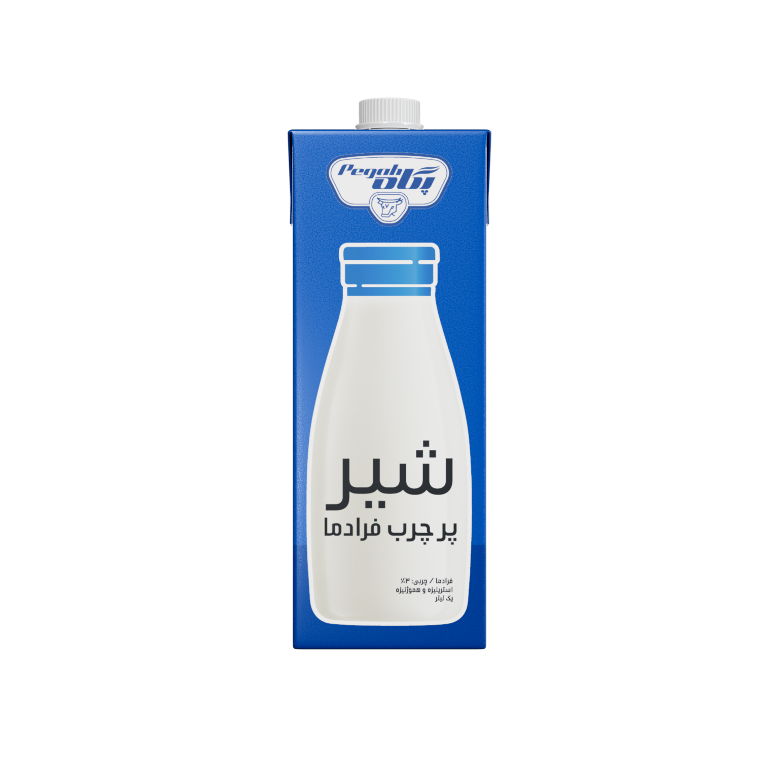 Pegah UHT Full Fat Milk - 1 Litre