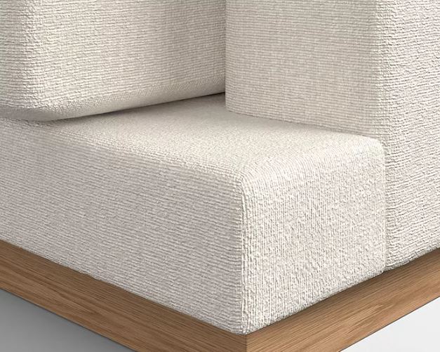 Zed Design Artemia 3-Seater Solid Beech Wood Sofa