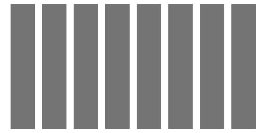 Черная однотонная плитка | 6x30