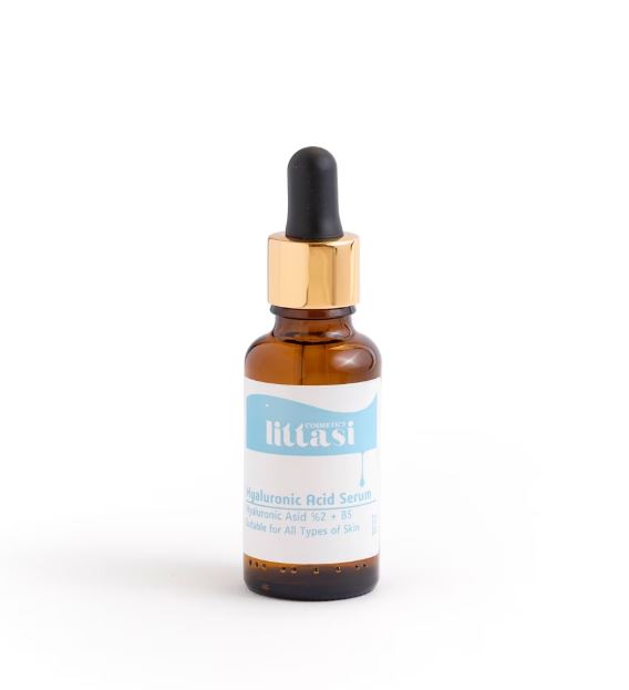Littasi Professional Cactus Hydrating & Surface-Lifting Facial Serum with 2% Hyaluronic Acid, Cactus Extract, Aloe Vera & Vitamin B5  Deep Moisture, Firming & Skin Barrier Support for All Skin Types, 30 ml