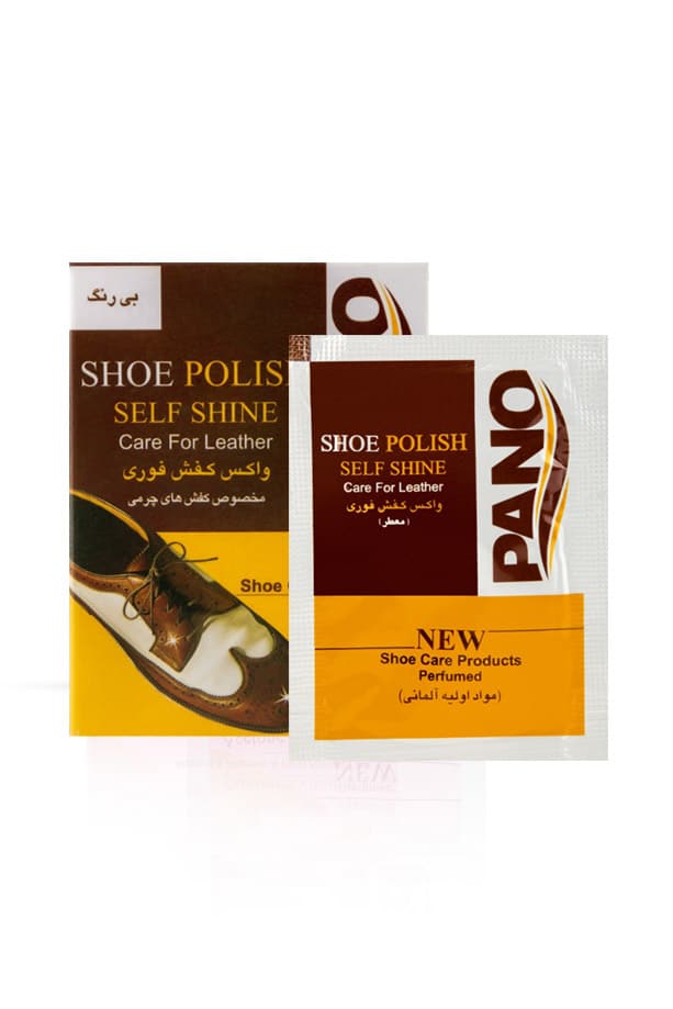 PANO Shoe Polish Self-Shine Wet Wipes  Colorless Leather Care
