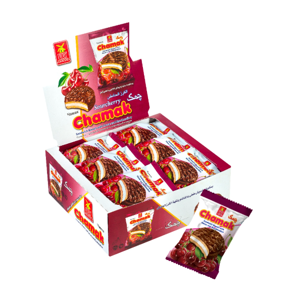 Cherry Chamak Cream Filled Biscuit