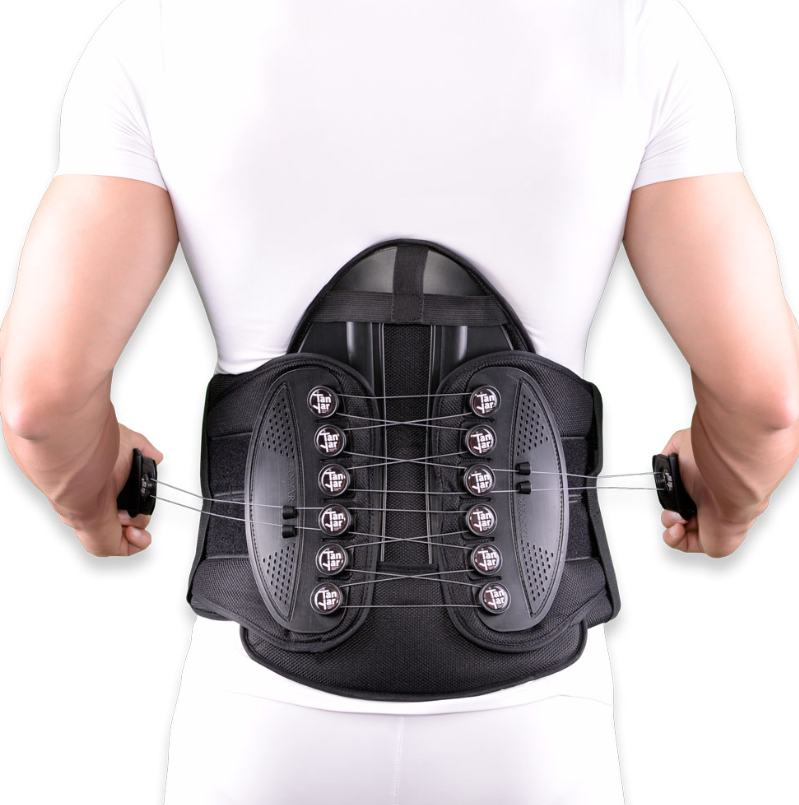 Cybertech Long Back Support Brace with Padding