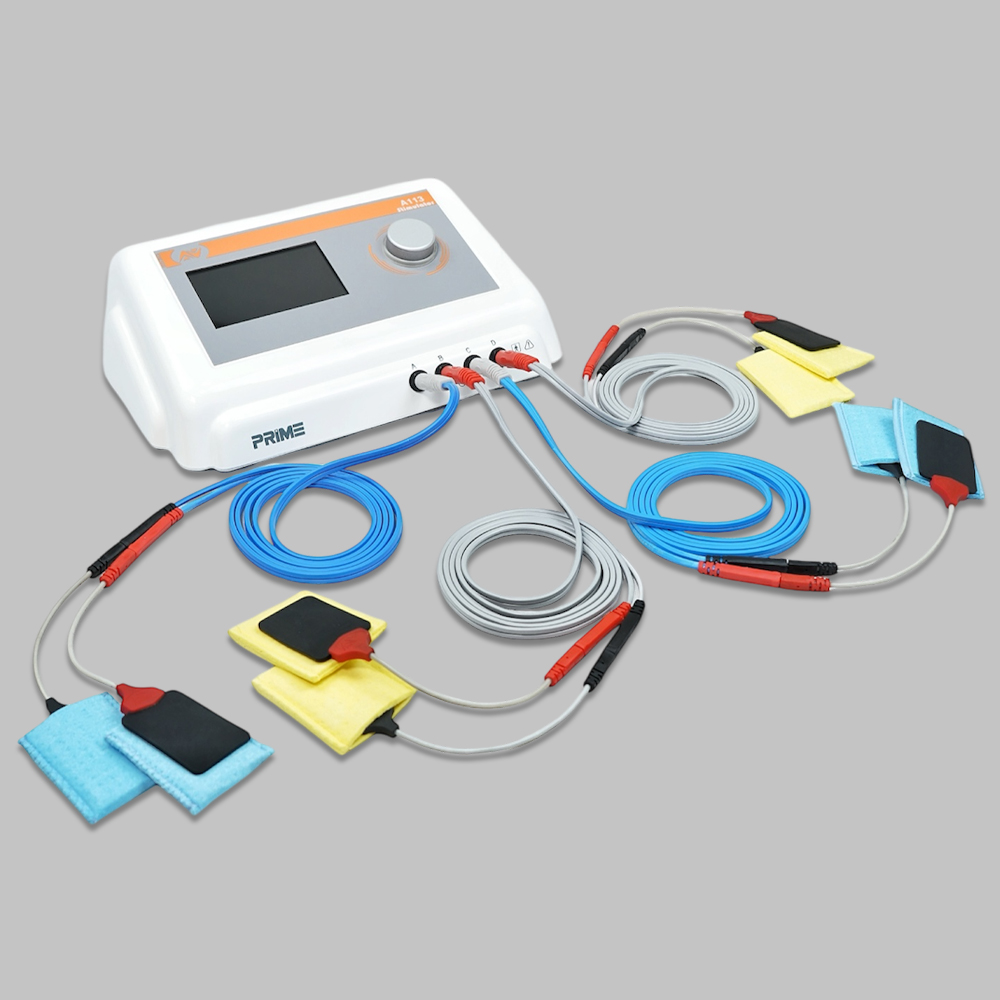 Quad-Channel Physiotherapy Electrical Stimulator