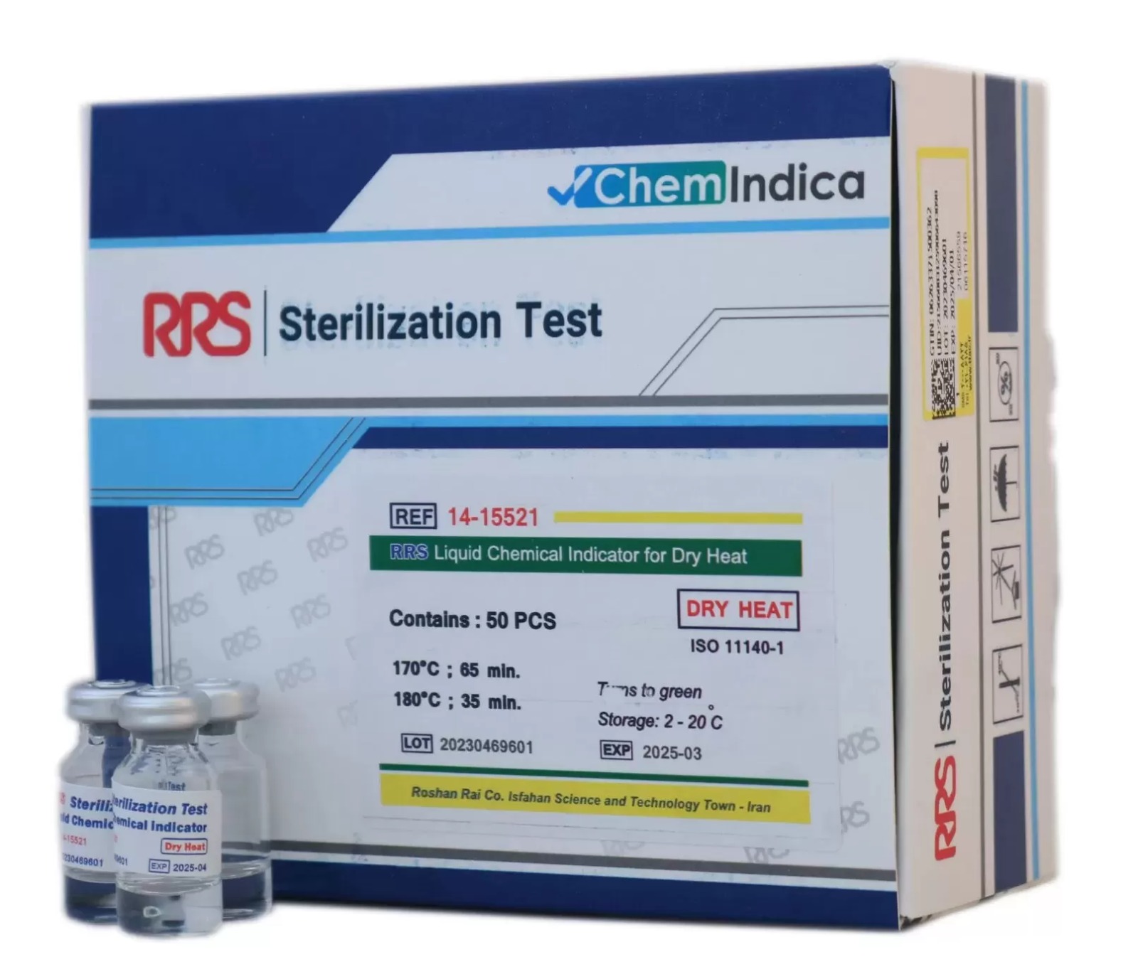 Glass Vials for Dry Heat Sterilization
