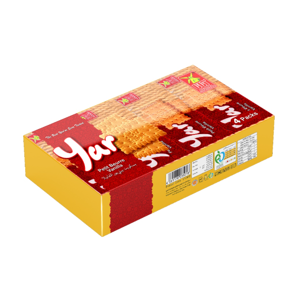 Yar Cocoa Petit Beurre Biscuit Box 4 Pcs