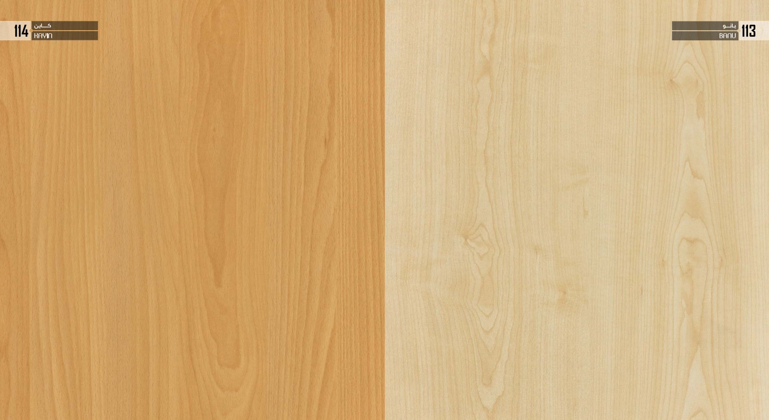 Decorative High Gloss MDF Board  Solid Colors & Woodgrain Designs