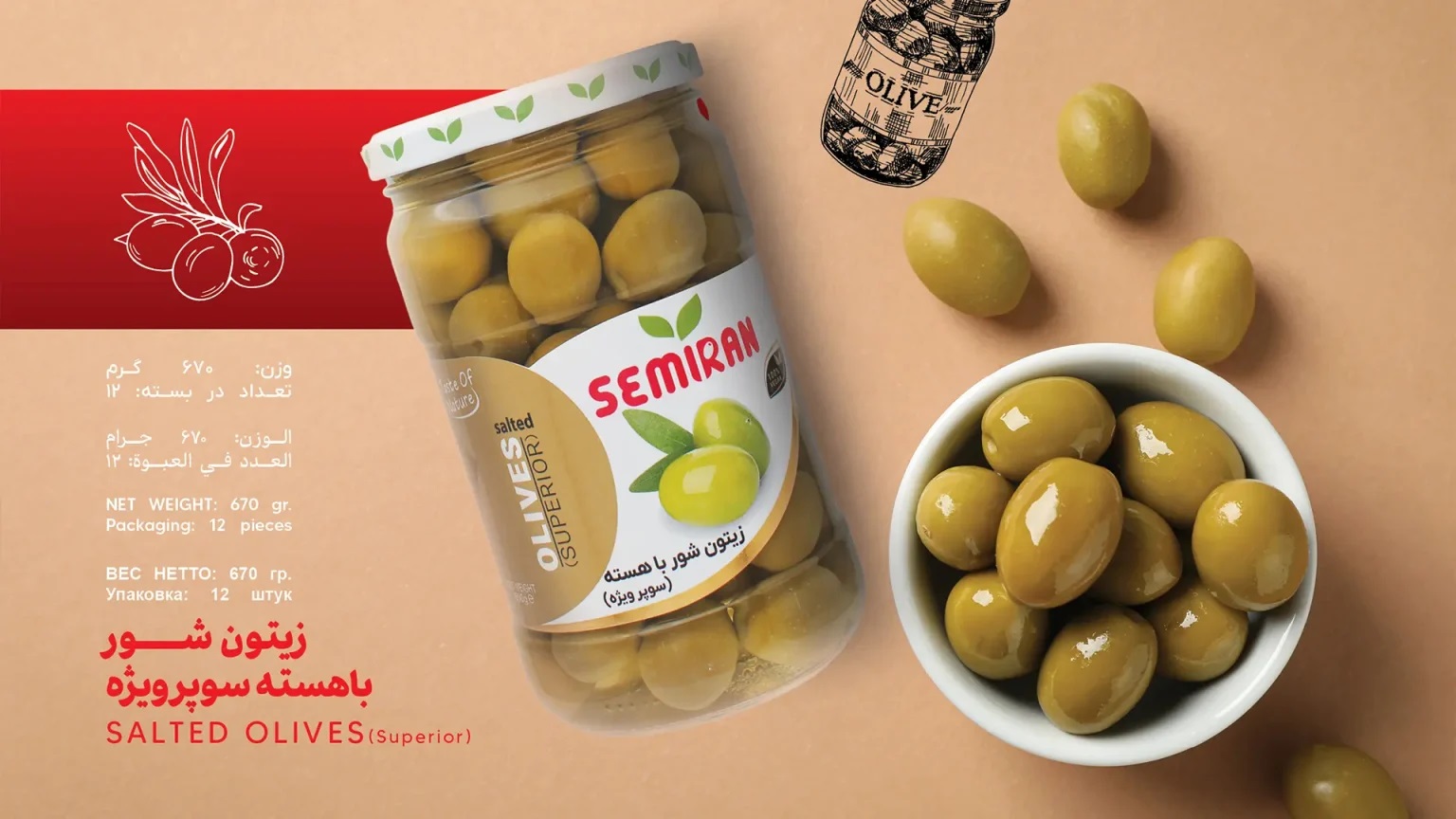 Salted olives