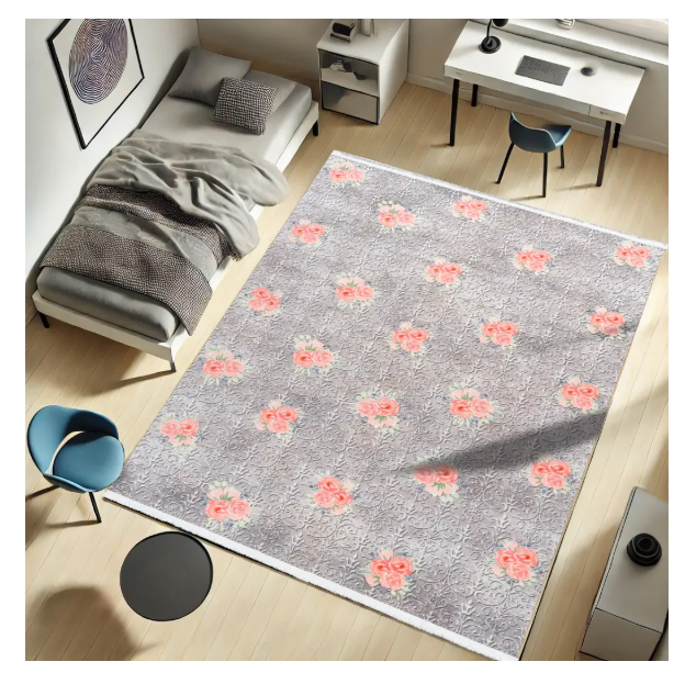 Polyester-Polyogen Rug, Modern Collection-Gray 25AA0130