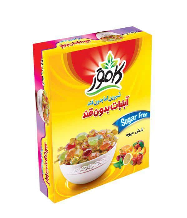 Sugar-Free Fruit Candy with Vitamin C  Box Packaging (Kamvar Brand)