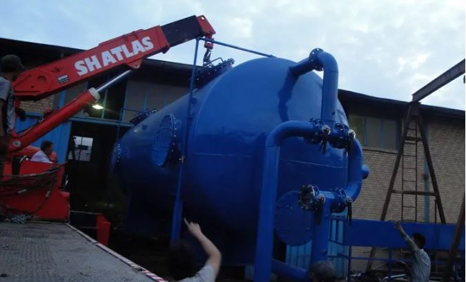 Water Treatment Method With Sand Filter
