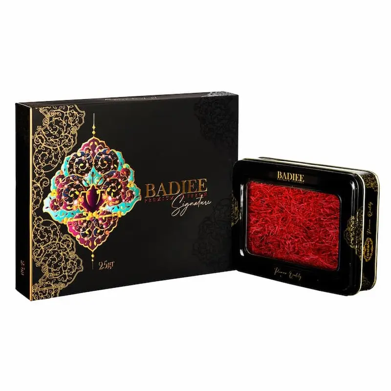 BADIEE SAFFRON Premium Super Negin Saffron - Special Signature Box 25g