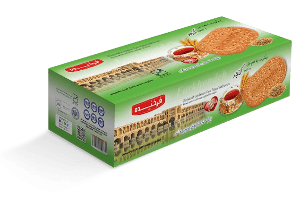 Farkhondeh Biscuit with Cardamom Taste Topped with Sesame- 450gr