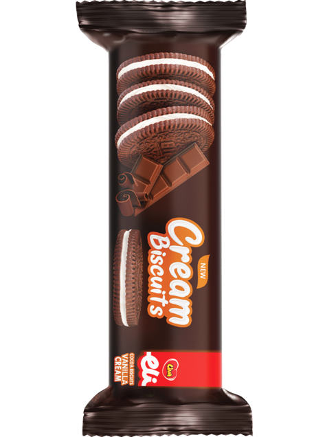 Cocoa biscuit filled with Vanilla cream