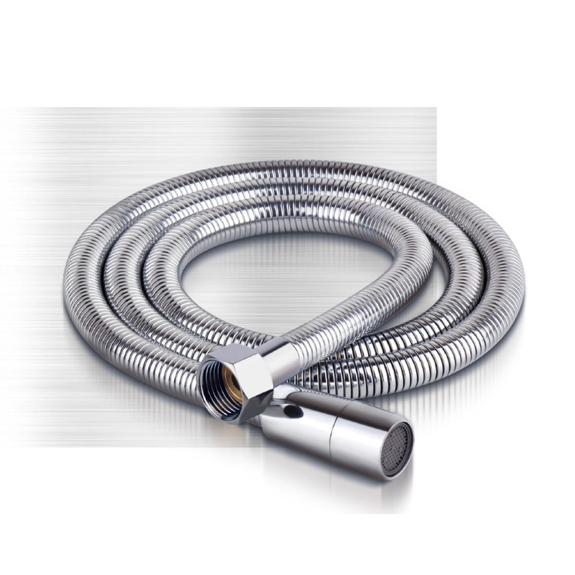 Fine-braided toilet hose