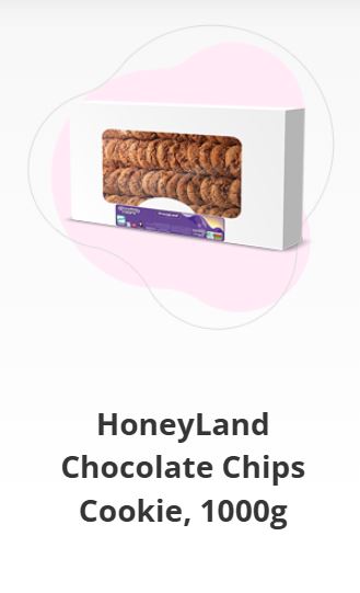 Premium Chocolate Chips Cookies- Crunchy Sweet Snack Biscuits 1000g