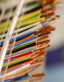 Flexible cable with a cross-section of 2x0.5