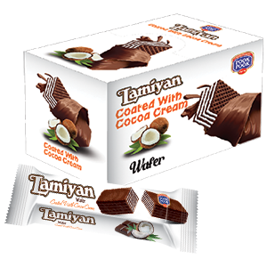 Lamiyan Cocoa Cream Coated Wafer - Display Carton
