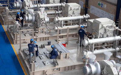Centrifugal compressed air compressor