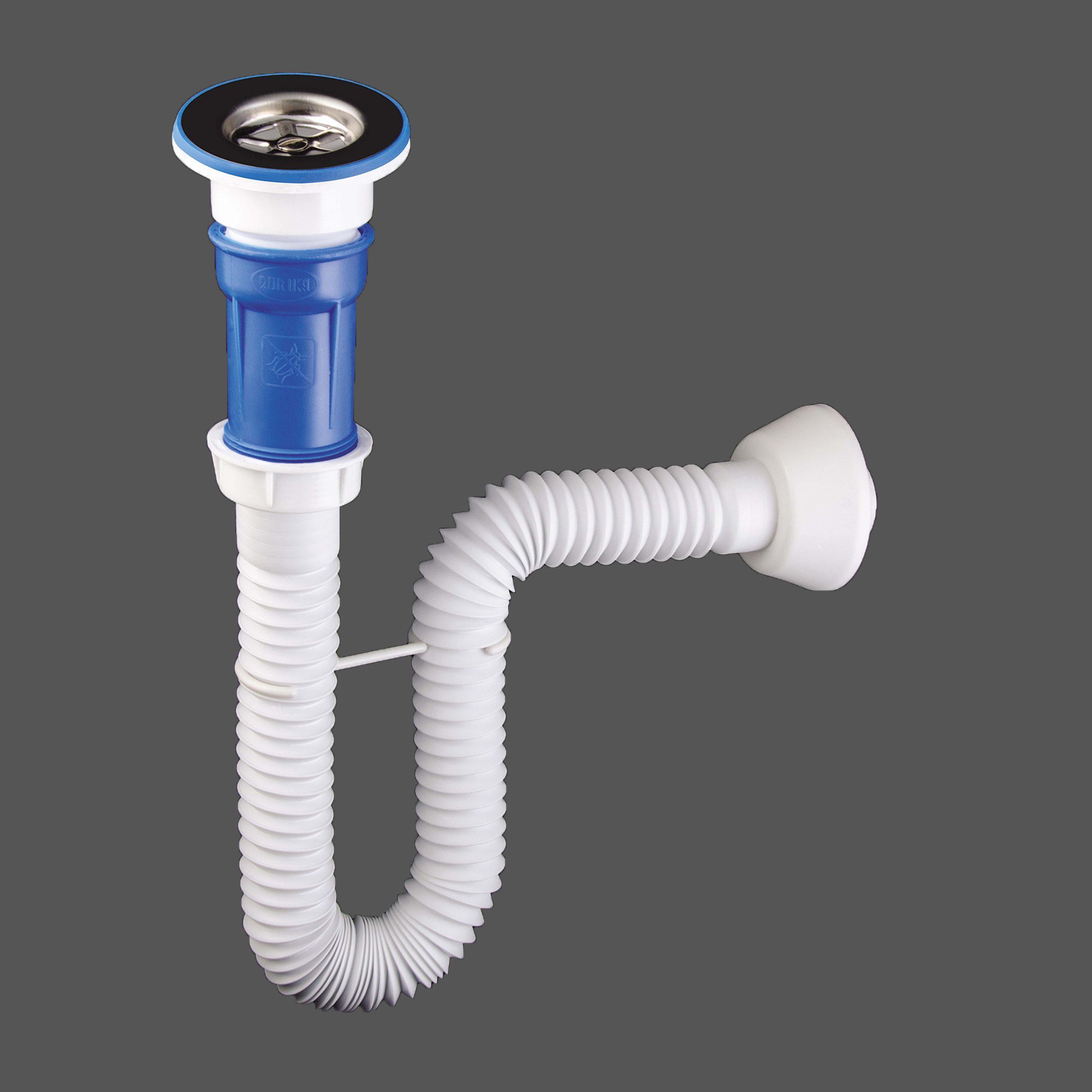 flexible siphon for single bowl sinks 