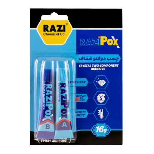 RAZI POX Crystal Clear Two-Component Epoxy Adhesive