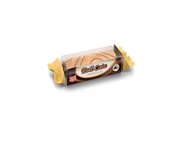  Roll cake with Cocoa flavor-Orange flavor