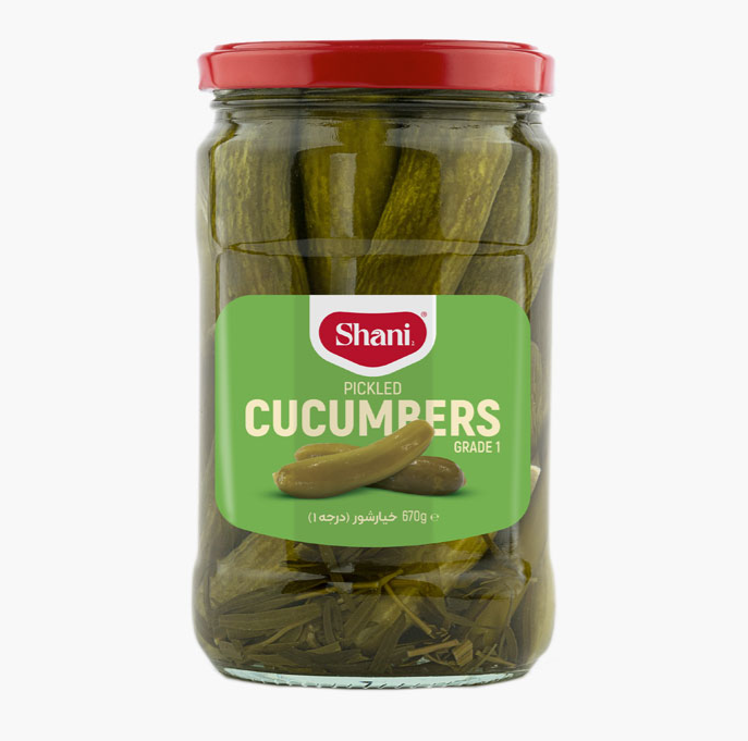 Grade A Jar Pickled Cucumber - 670g