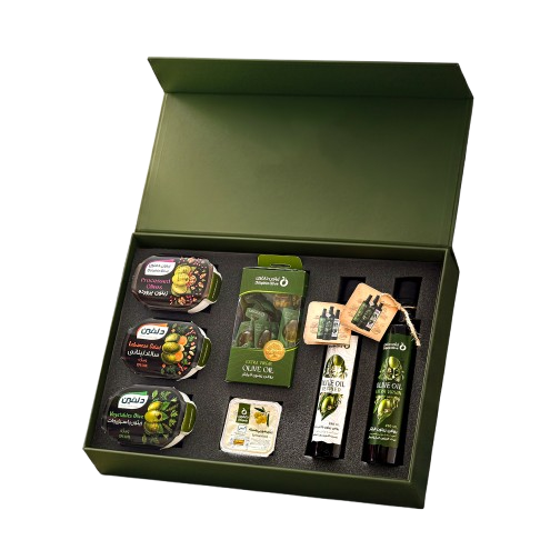 Dolphin Olive VIP Premium Olive Oil and Gourmet Olive Gift Set
