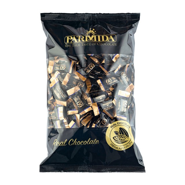 Parmida 60% Dark Chocolate – 1 kg Bulk Pack
