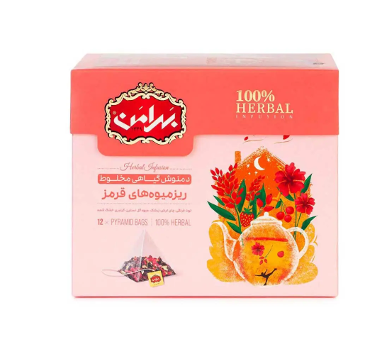 Berry Fruits Herbal Tea, 12 Tea Bags