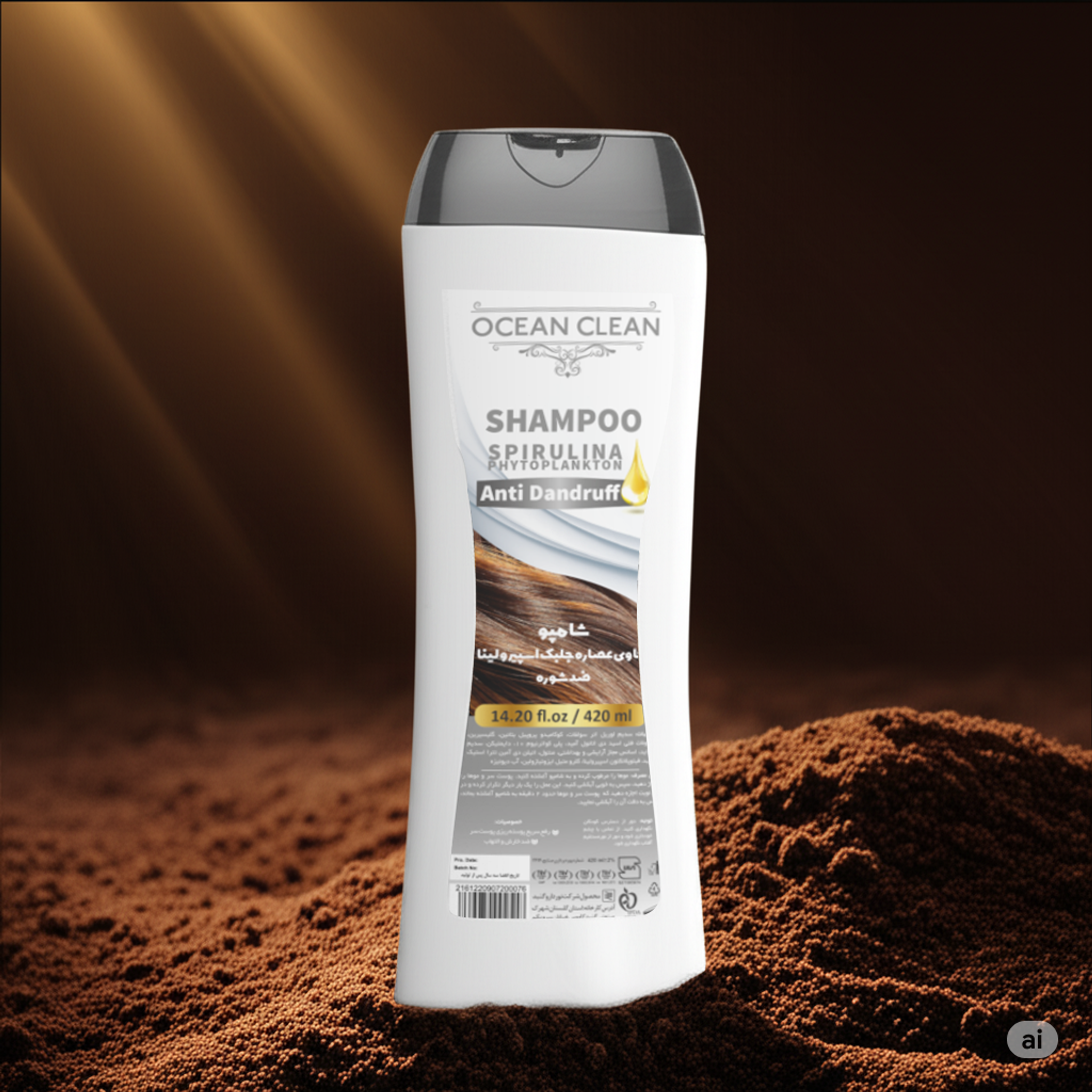 Ocean Clean Spirulina Anti-Dandruff Shampoo  420 ml