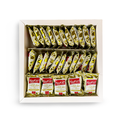 Traditional Persian Gaz Nougat Sweetened with Date Syrup, Brown Sugar & Honey
