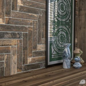 Brown Metalica Tile | 6x30