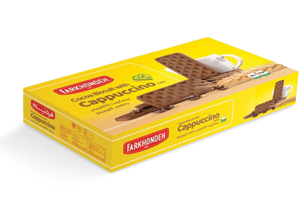 Farkhondeh Cocoa Biscuit with Cappuccino Taste-620 gr